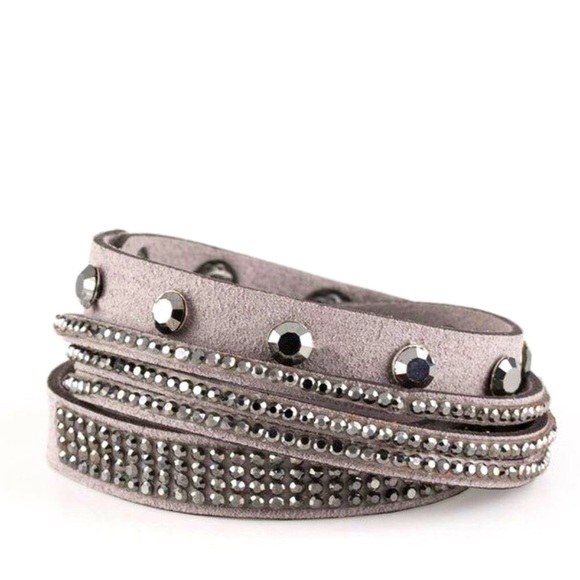 paparazzi Jewelry - Totally Rockable - Silver Bracelet